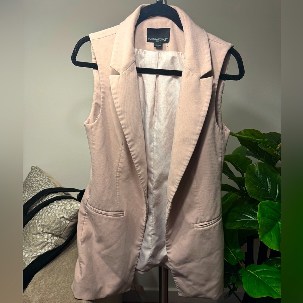 Cynthia Rowley blazer vest